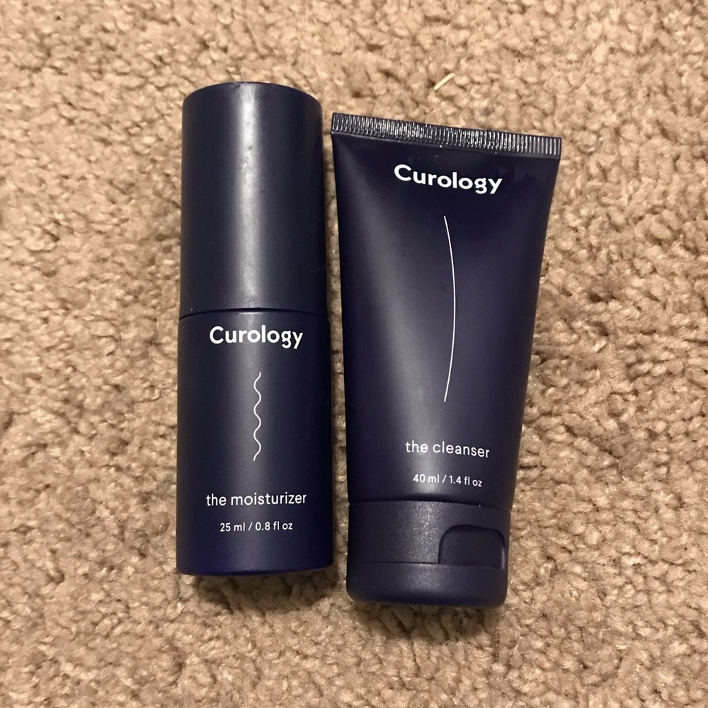 Curology mini cleanser and moisturizer set